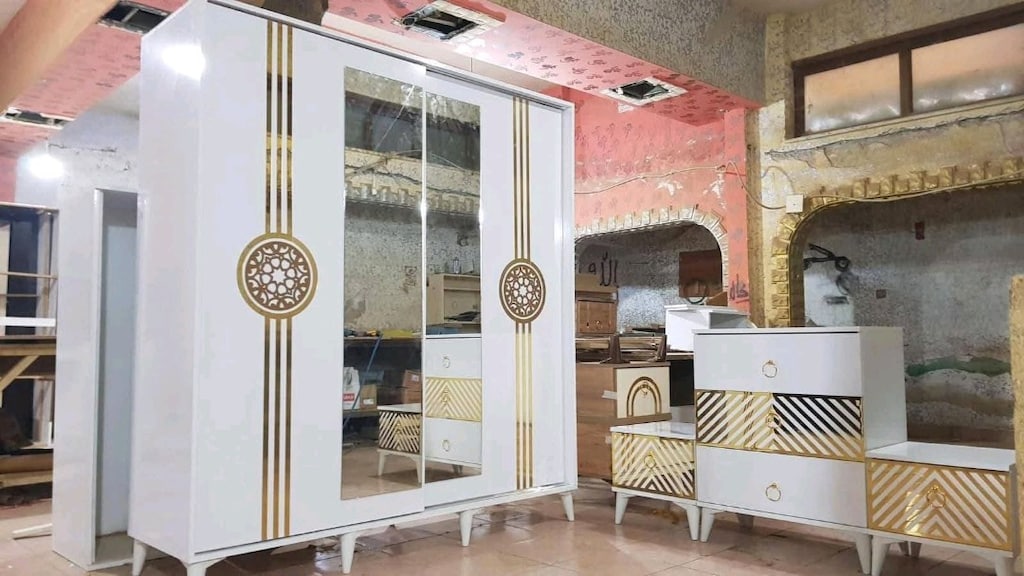 4 Parça Yatak Odası Takımı (Sürgülü dolap+2komodin+şifonyer) - 8
