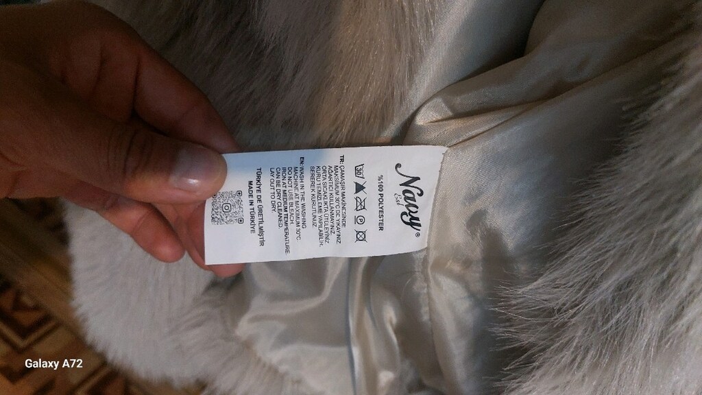 peluş Kürklü mont kadın - 5