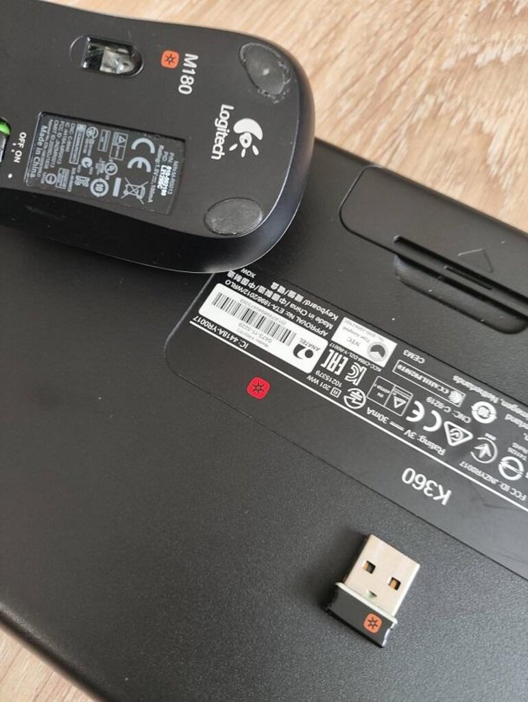 LOGITECH Unifying Alıcılı Kablosuz Klavye Mouse Seti (K360+M180) - 6
