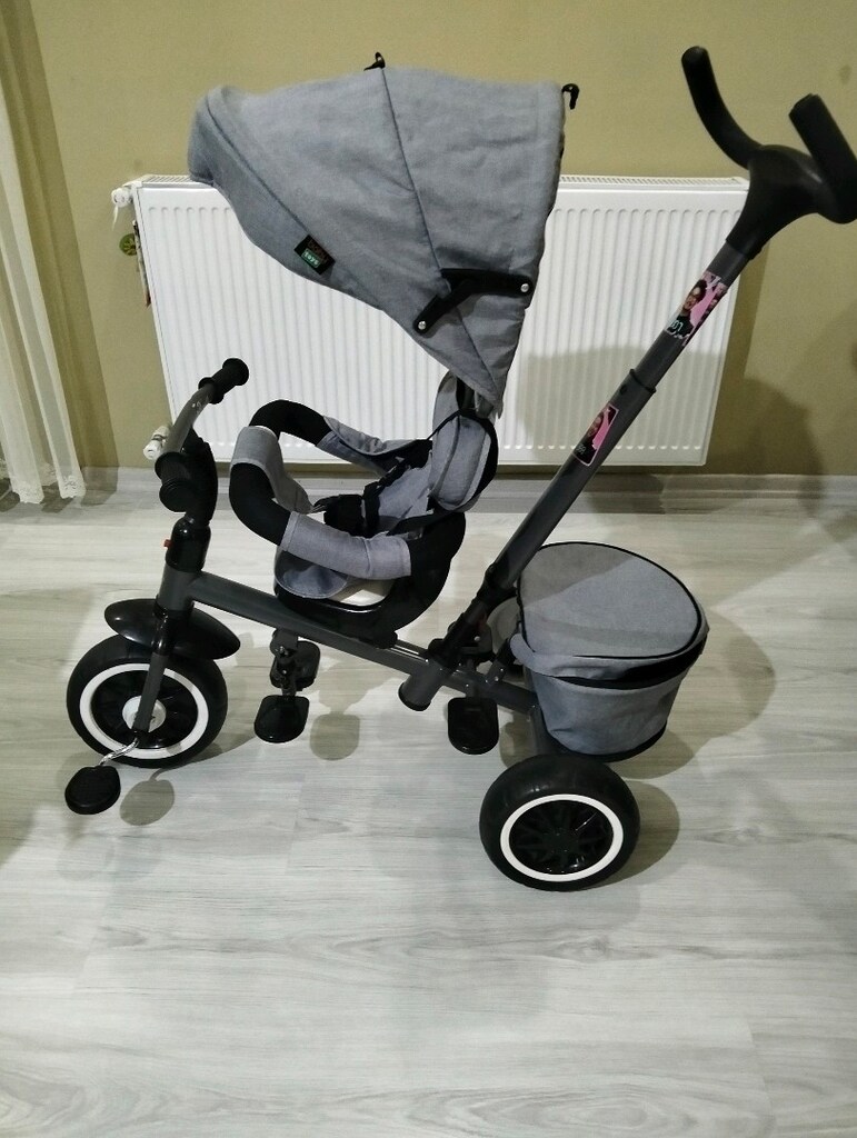 Baby Toys üç tekerlekli ebeveyn kontrollü bebek bisikleti - 2