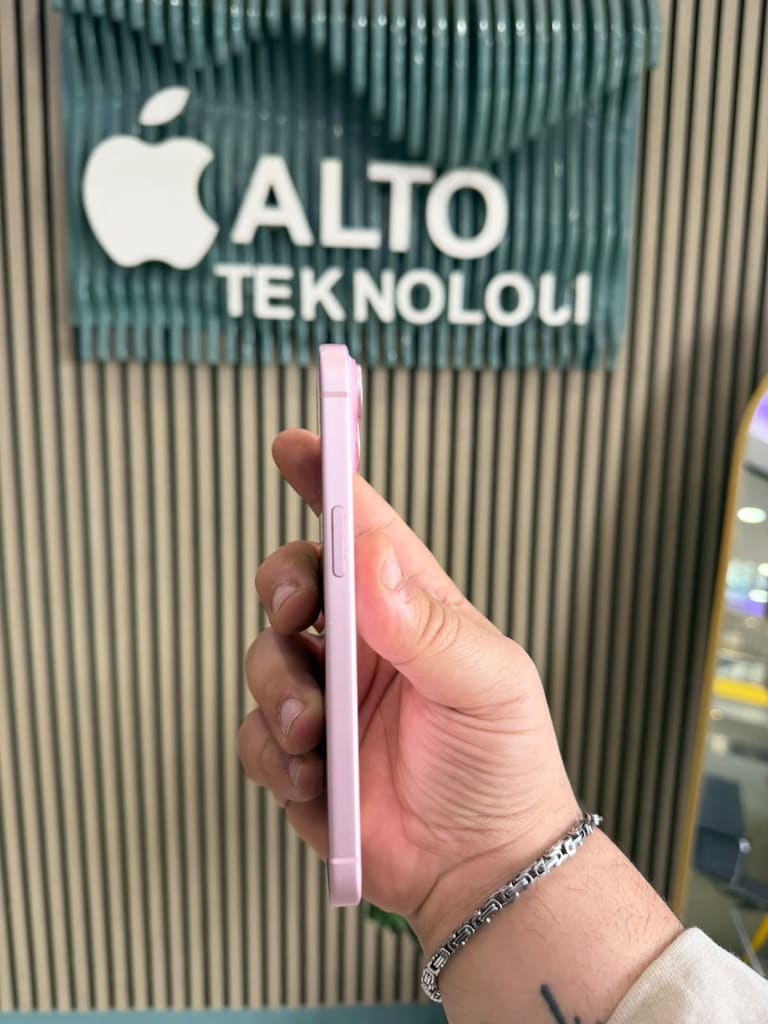 15 DÜZ 256 GB PEMBE 12 AY AÇIK ! - 3