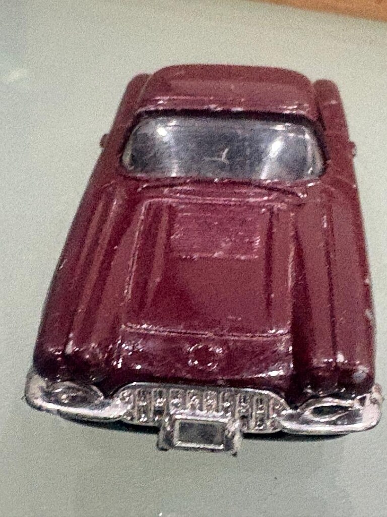 Majorette 1958 Chevrolet Corvette - Bordo/Beyaz - 3