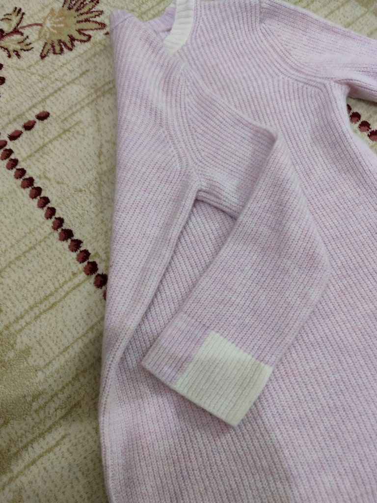Yepyeni LCW Modest Lila/Beyaz Yumuşacık Triko (XS) - 6