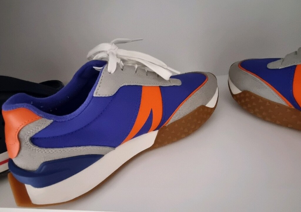 Lacoste SPORT L-Spin Deluxe Erkek gri mavi turuncu Sneaker 42 numara - 2