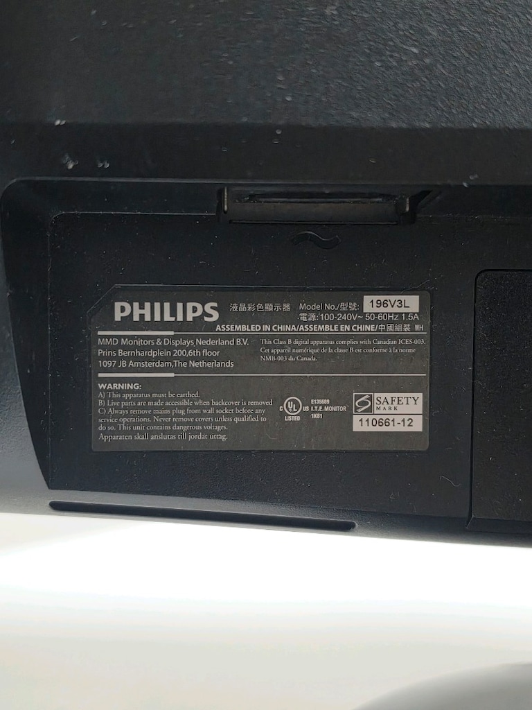 Sorunsuz İkinci El Philips 196V3L 18.5" LED Monitör - 5