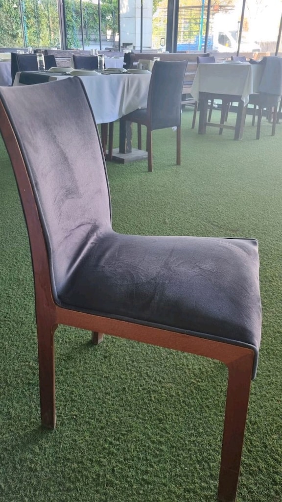 Cruise gemi çıkması restoran sandalye masa
