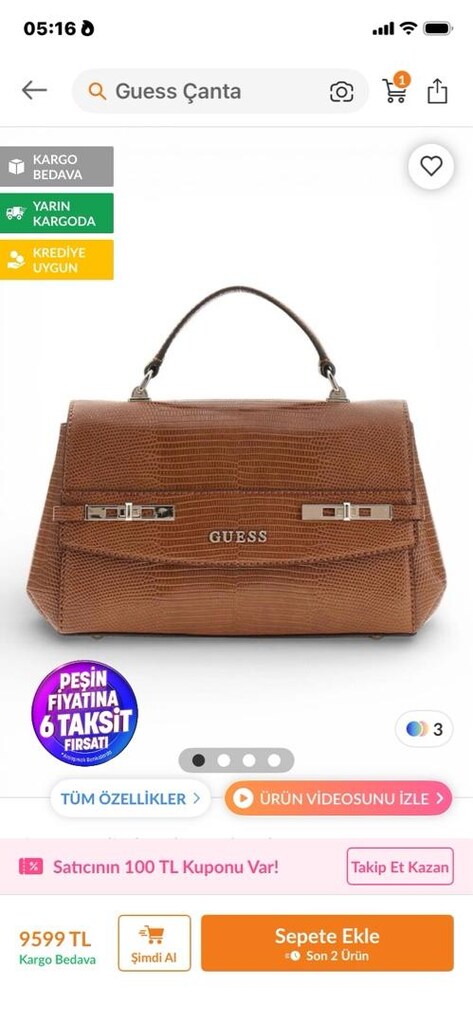 guess çanta — görsel 3/8