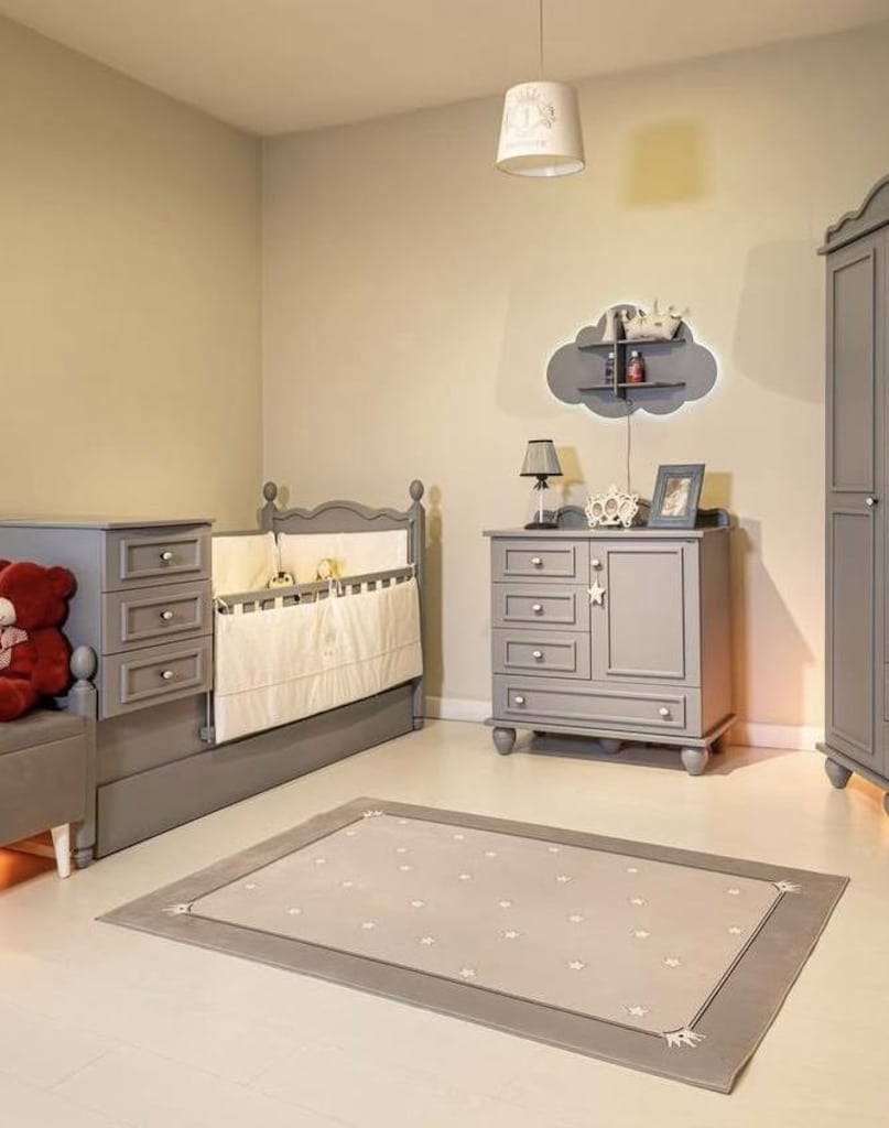 MELTEM KIDS KING GRAY ÇOCUK ODASI TAKIMI – BEŞİK + DOLAP + ŞİFONYER - 4