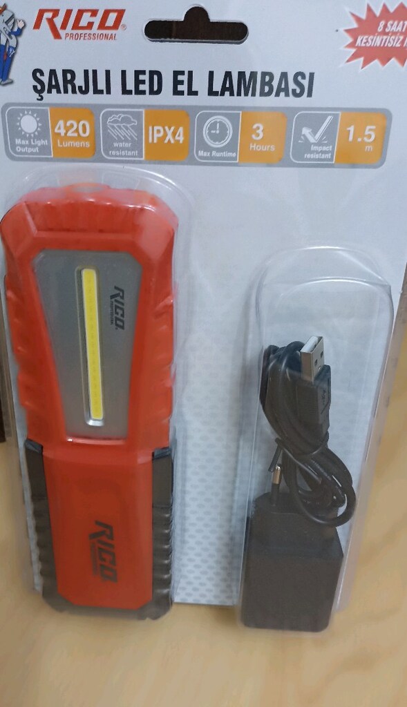 Şarjlı LED lambası - 2