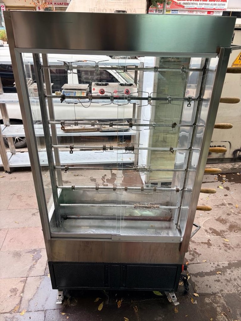 Yaşar Tic 7 Şişli Piliç Çevirme Makinesi / LPG Tavuk Pişirme - 5