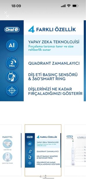 Oral-B Genius X Elektrikli Diş Fırçası
