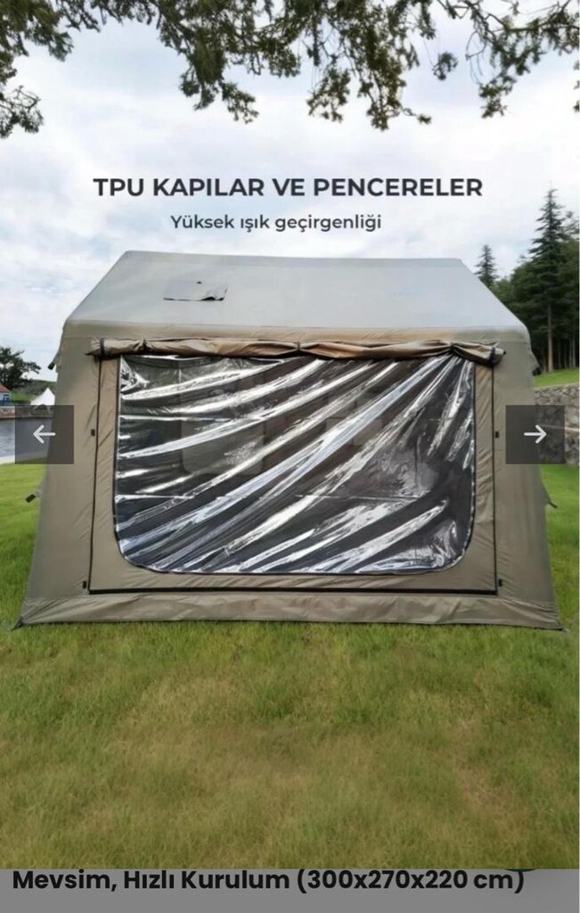 HABL MARKA TENTELİ ŞİŞME ÇADIR – 4 MEVSİM KAMP KONFORU! - 5