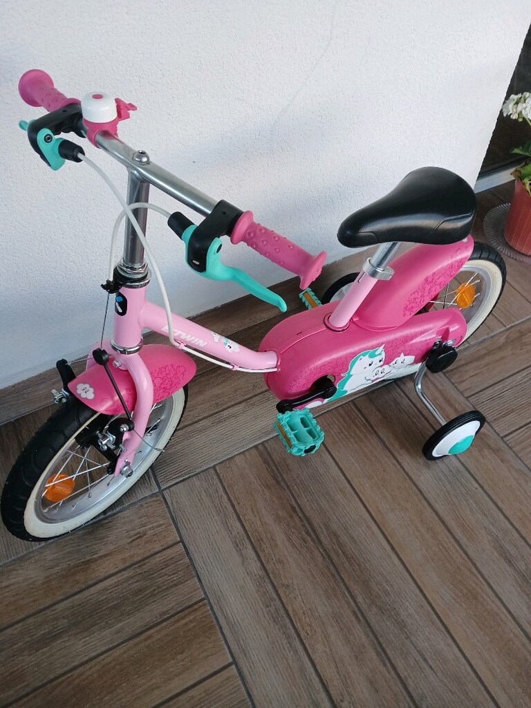 btwin çocuk bisikleti 14 jant Decathlon YENİ GİBİ Ön Sepetli de var - 3