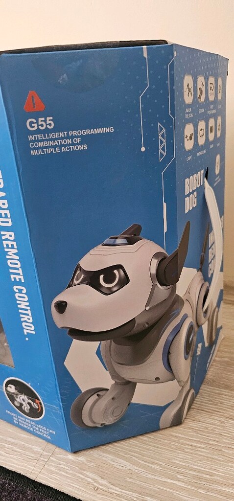 çok fonksiyonlu ışıklı robot köpek - 6