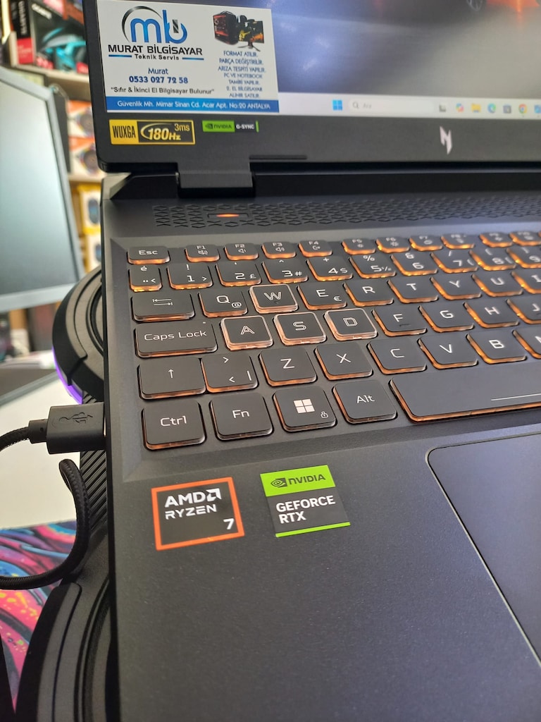 HATASIZ!!! ACER NİTRO RYZEN 7 8845HS 16 GB RAM DDR5 RTX 4060 - 15