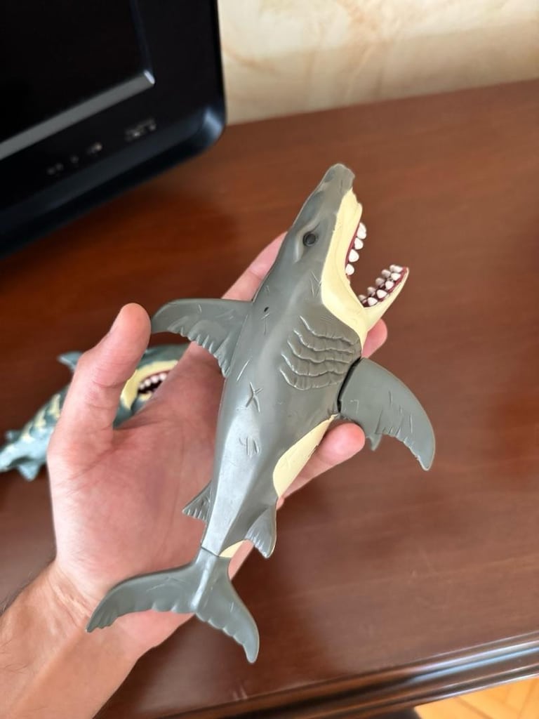 2 Adet Chap Mei Köpekbalığı Figür Oyuncak Jaws Hayvan - 7