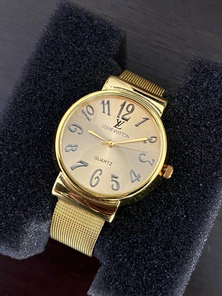 Louis Vuitton Altın Saat Vintage - 3