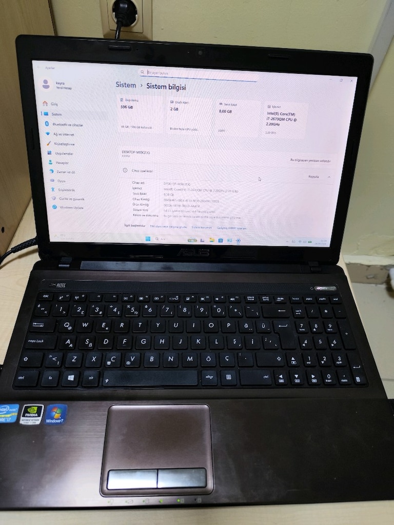 Asus i7 650 GB bilgisayar - 3