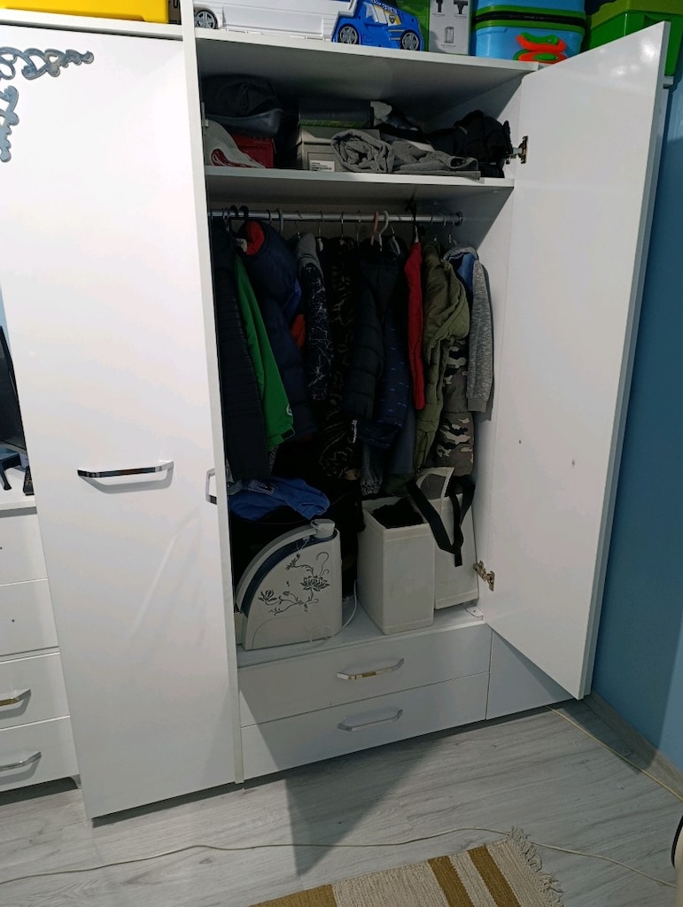 4 kapılı çekmemeli gardrop - 3