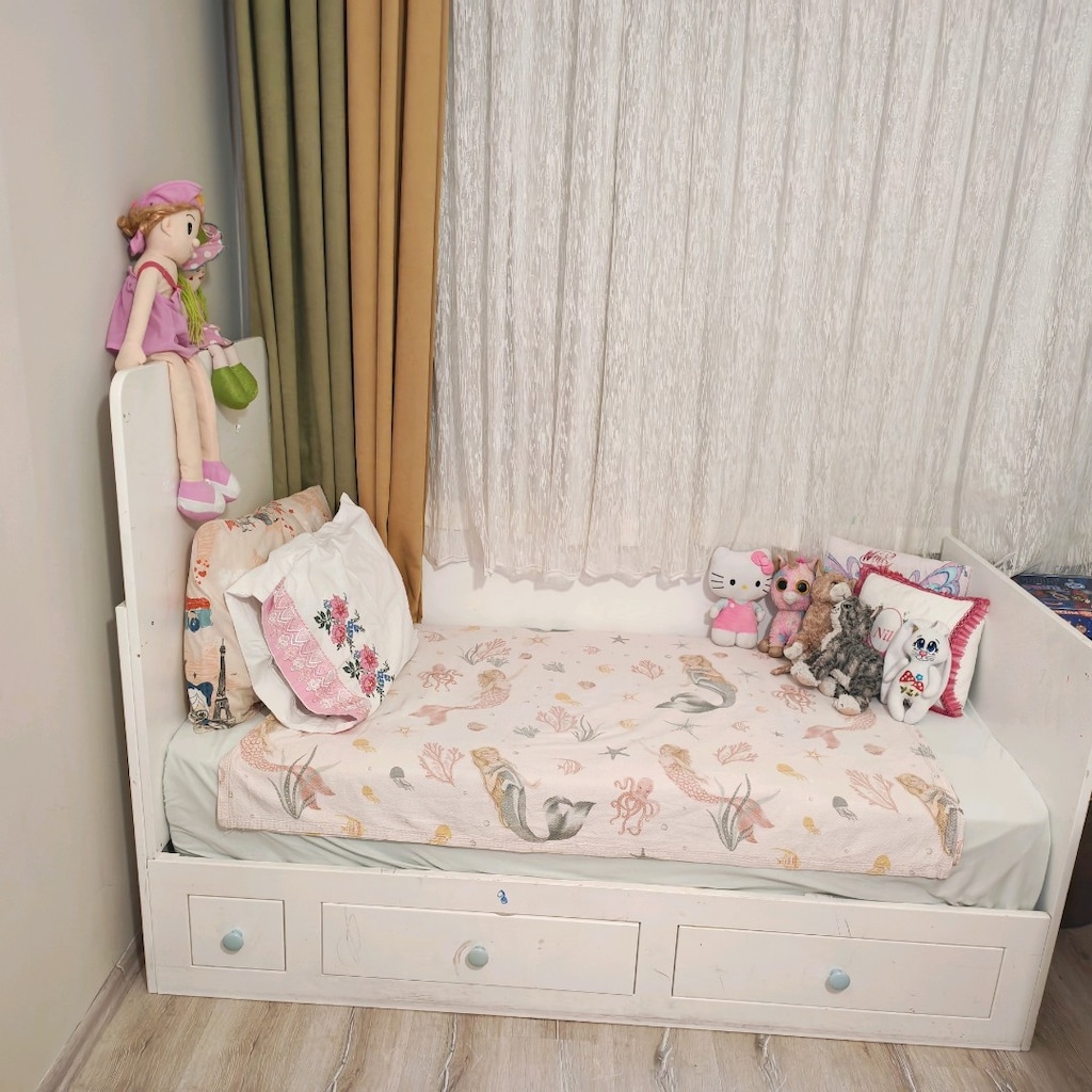 ACİLEN SATILIK?!!! Çocuk dolap ve karyola (orjinal mdf)+yatak dahil - 3