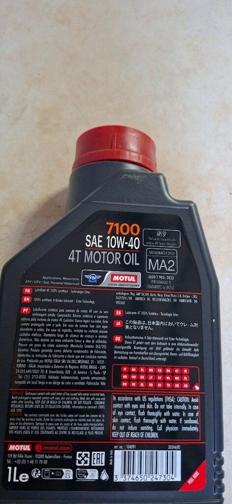 motul 7100 10w_40 1litre motor yağı 4t - 4