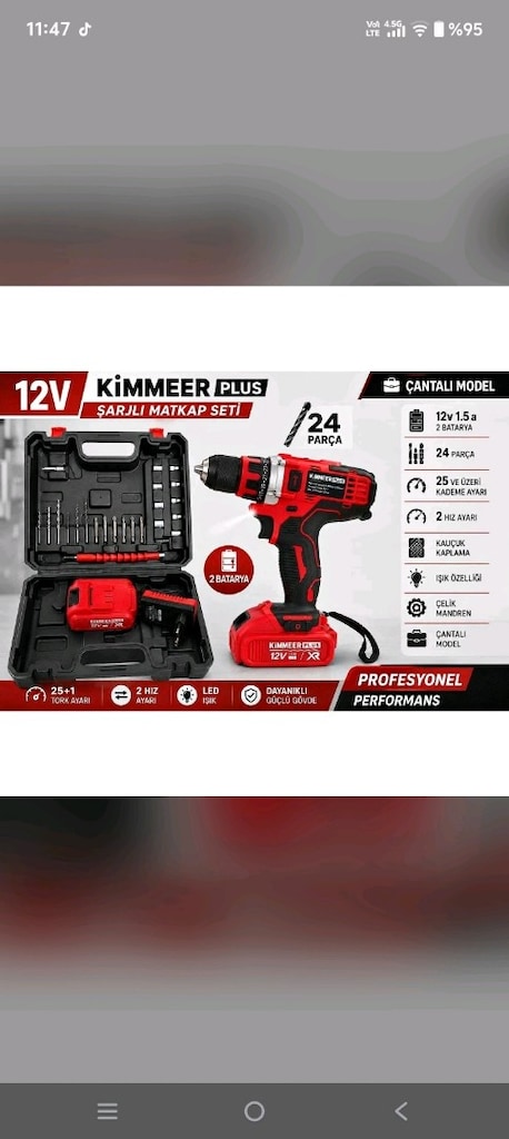 şişme bot motoru şarjlı maktap ve pervane - 2