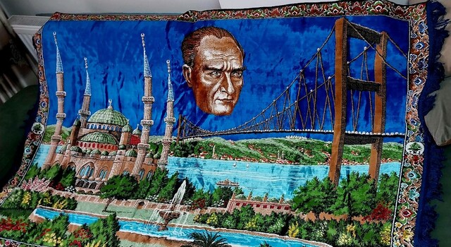 Duvar Halısı muhteşem nadir ipek