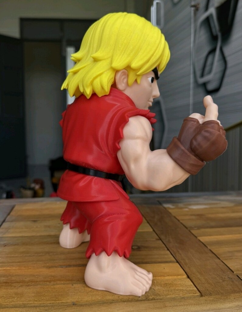 KEN Masters Figürü - Street Fighter Serisi | Premium Koleksiyonluk - 4