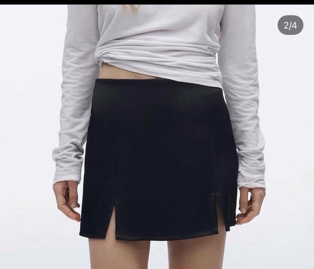 orijinal Zara mini saten etek