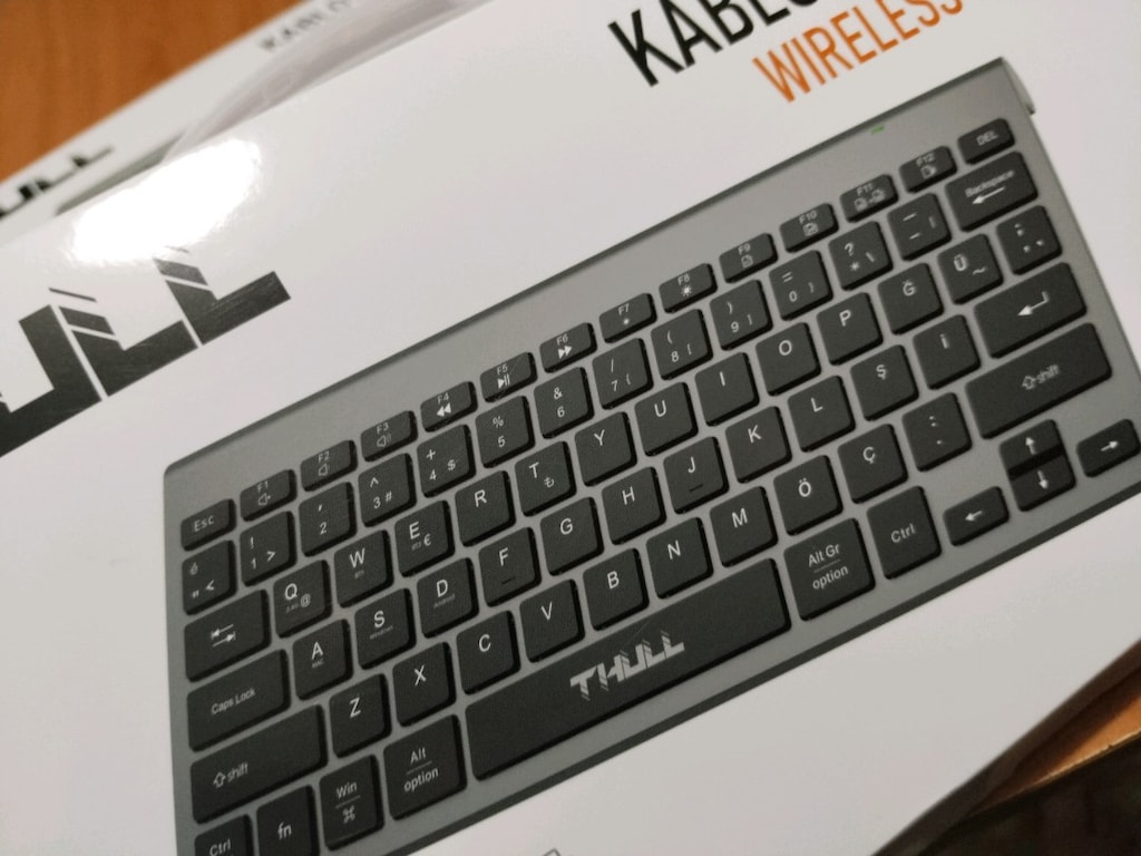 YENİ KUTUSUNDA THULL - THL-WKB-KLX01 MARKA VE MODEL KABLOSUZ KLAVYE - 9