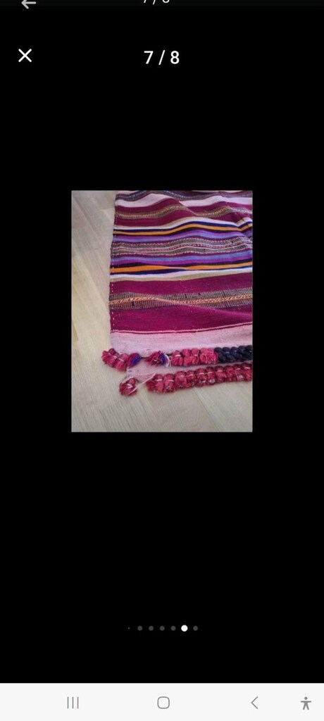 Muğla Milas El dokuması kök boya kilim - 8