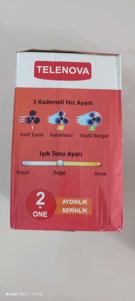 TELENOVA TAVAN TİPİ FAN LED AYDINLATMALI - 3