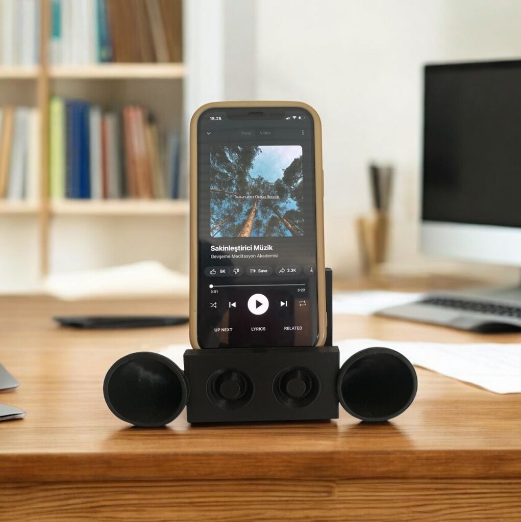 megafonlu telefon standı - 2