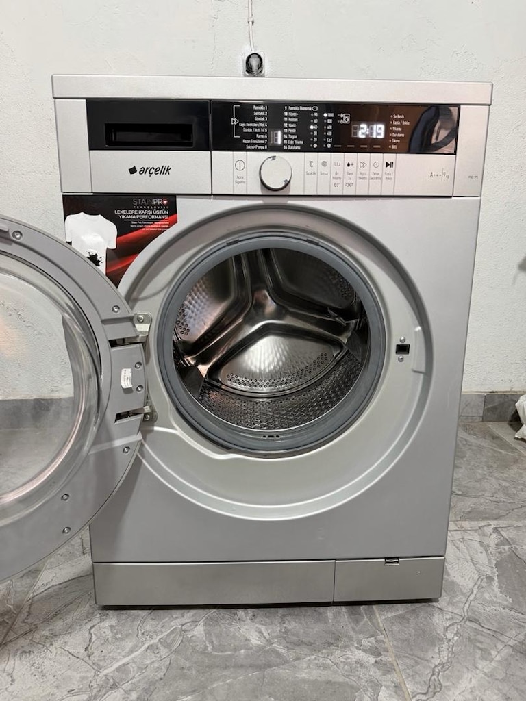 Arçelik 9 kg 1200 devir çamaşır makinası yeni - 5