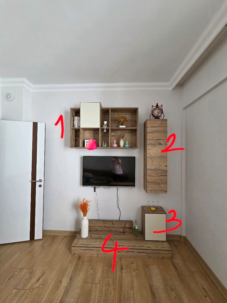 Tepe home TV Ünitesi 4 parça Çok temiz kullanıldı - 2