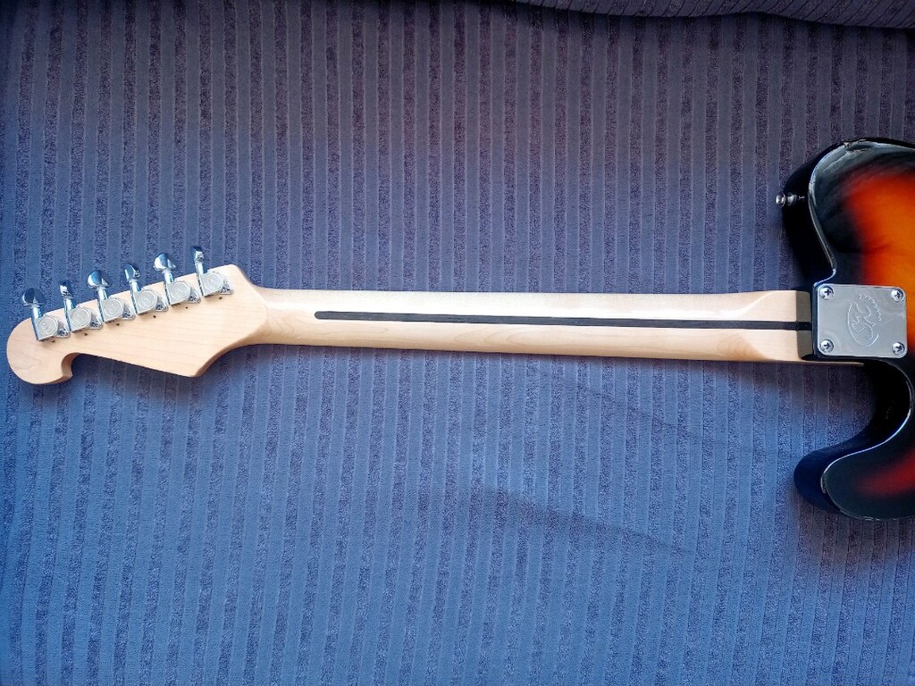 SX Telecaster Sunburst Gövde Maple Klavye - 7