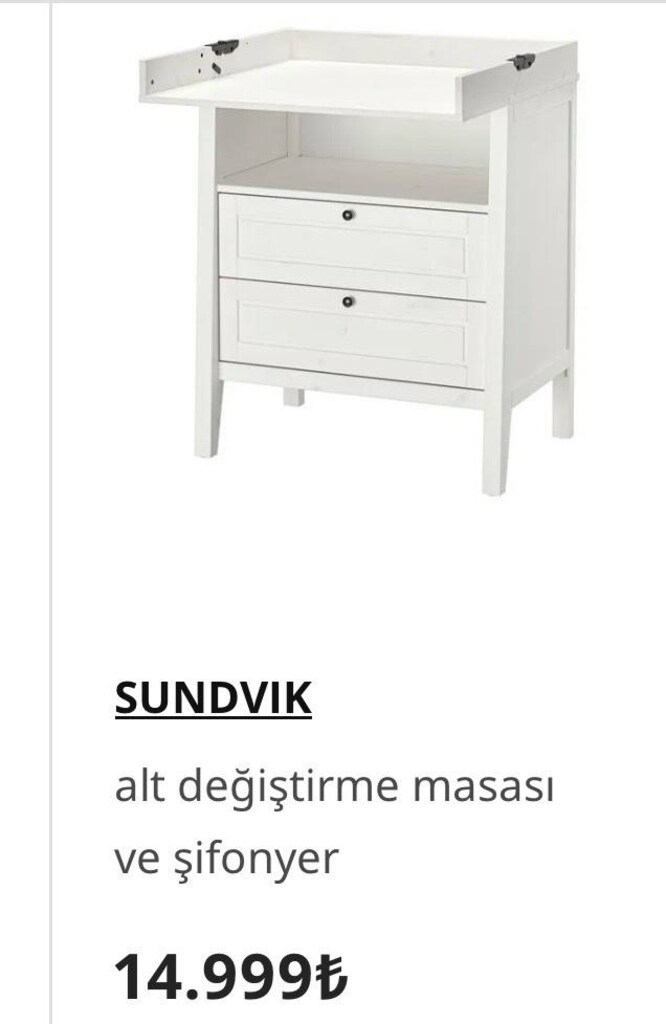 Ikea Sundvik Alt Değiştirme Ünitesi Şifonyeri - 7