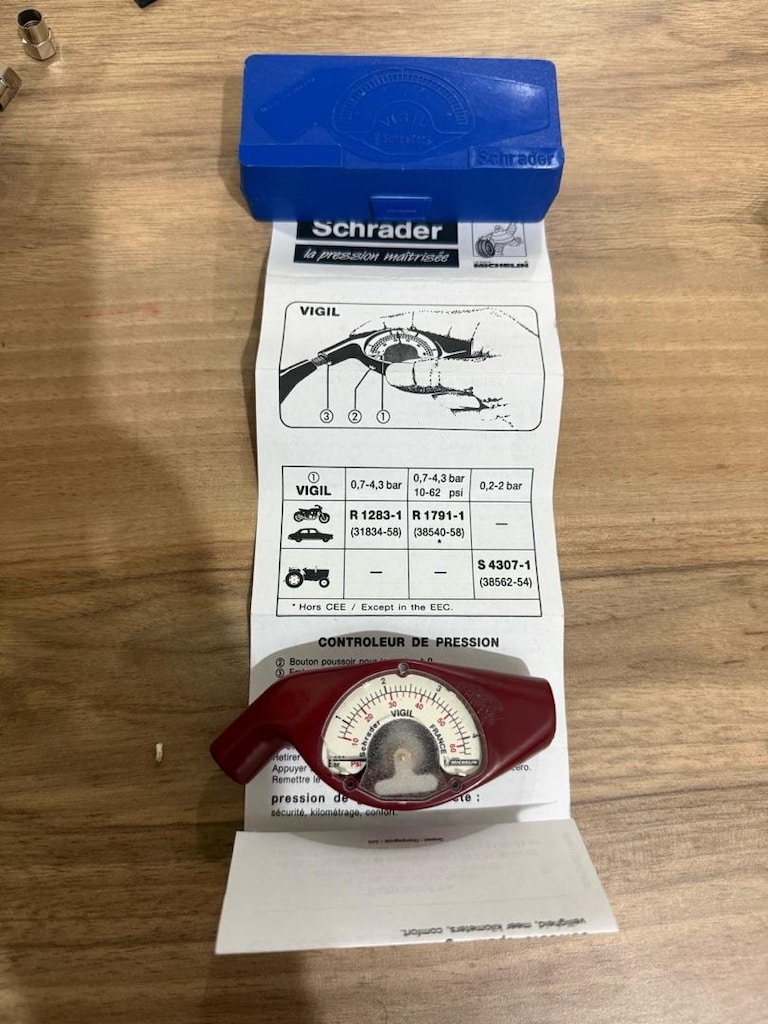 SCHRADER VIGIL ANTİKA LASTİK BASINÇ ÖLÇER MICHELIN - 4