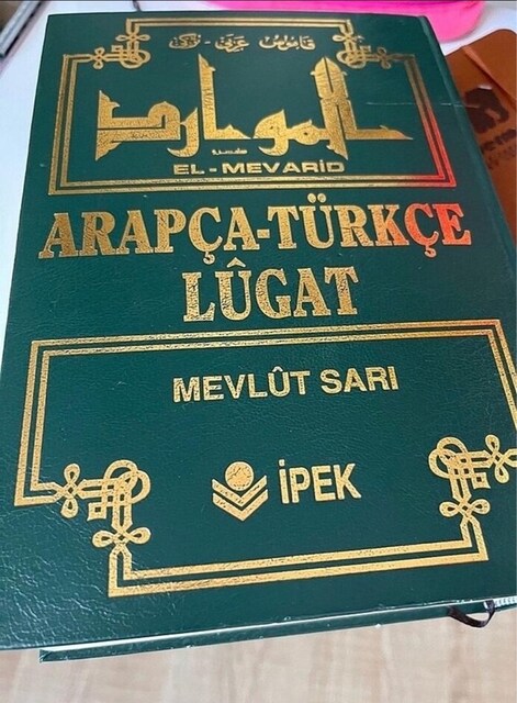ARAPÇA TÜRKÇE LUGAT MEVLÜT SARI