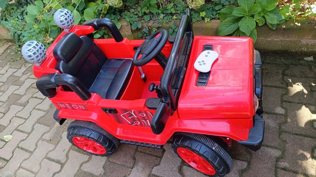 12V akülü full Neon akülü çocuk aeabasi - 9