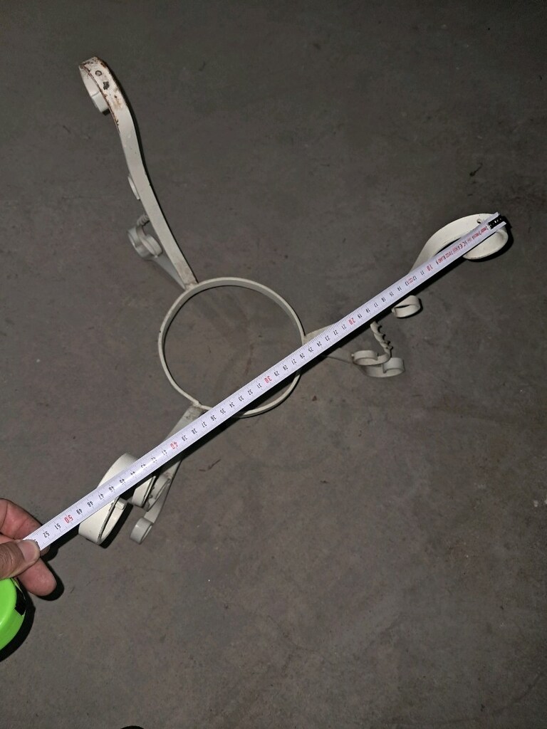demir eski tip cam masa ayağı yada saksı turucu - 4