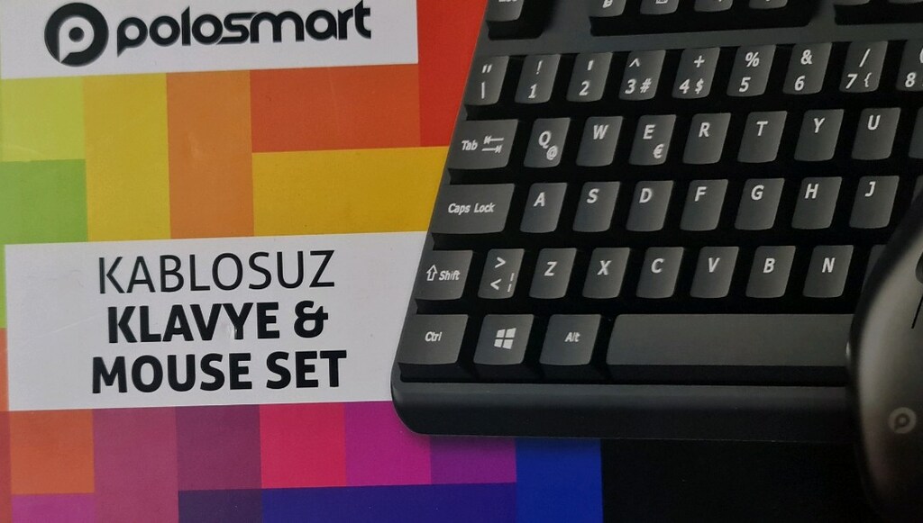 Polosmart PSK11 kablosuz klavye ve Mouse set. Sıfır kutusunda. - 16