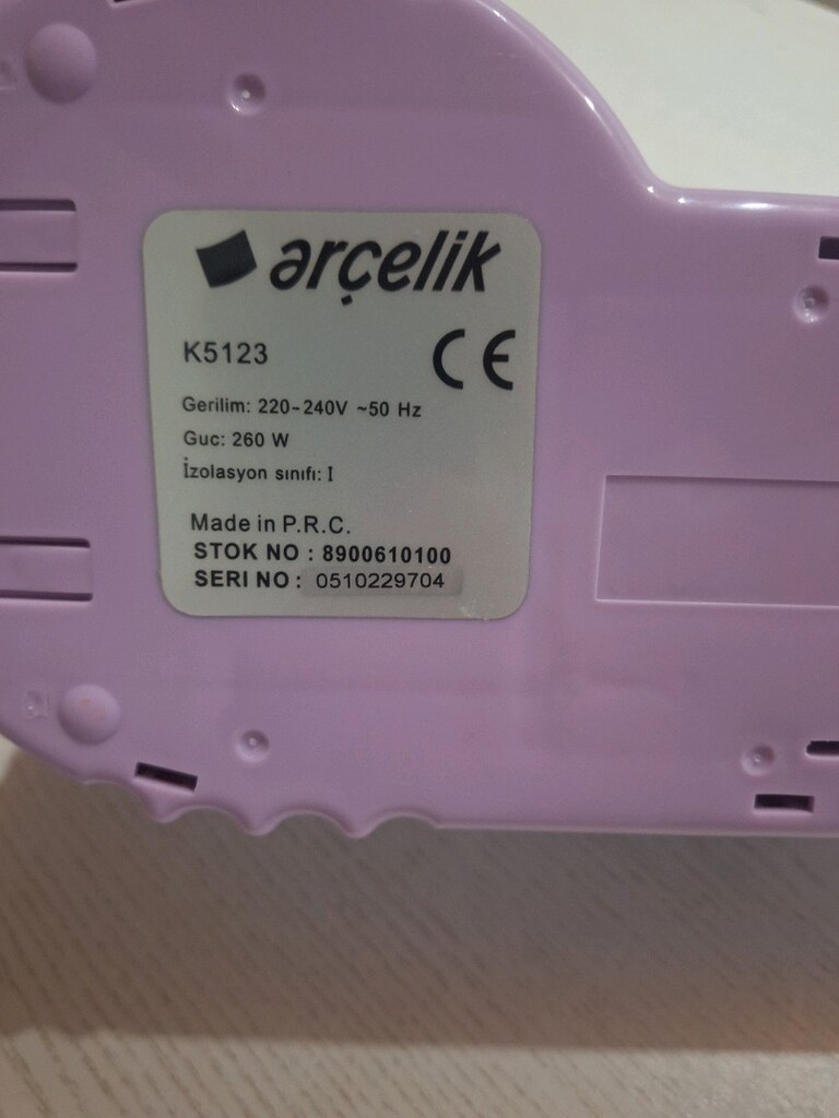 arçelik k 5123 kullanılmamış tertemiz pırıl pırıl tavsiye ederim - 5