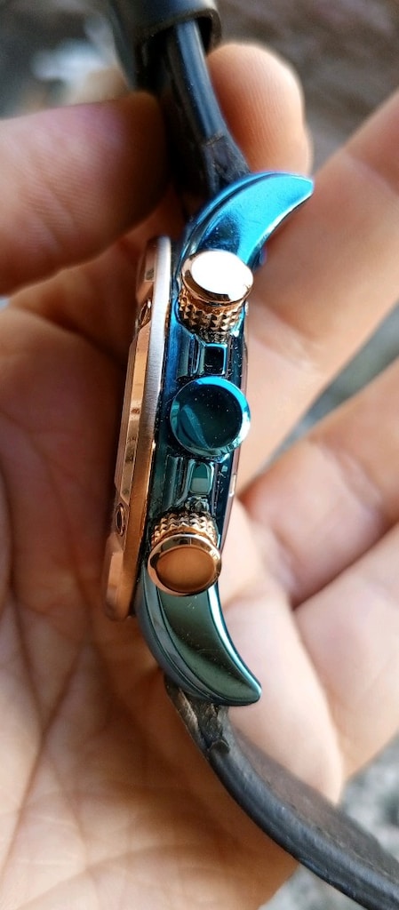 İ-Watch Original Erkek Saat Kronometreli Çelik Kasa Güçlü Fosfor - 3