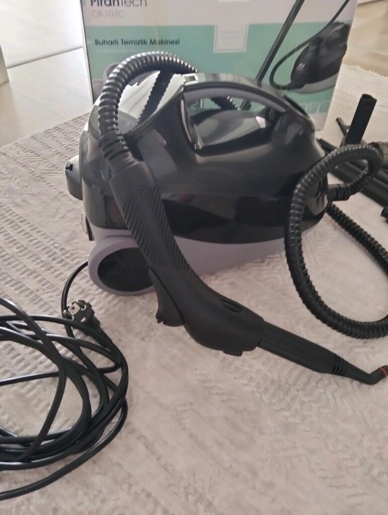 Pirantech cb-107C antrasit renk buharlı temizlik makinesi - 3