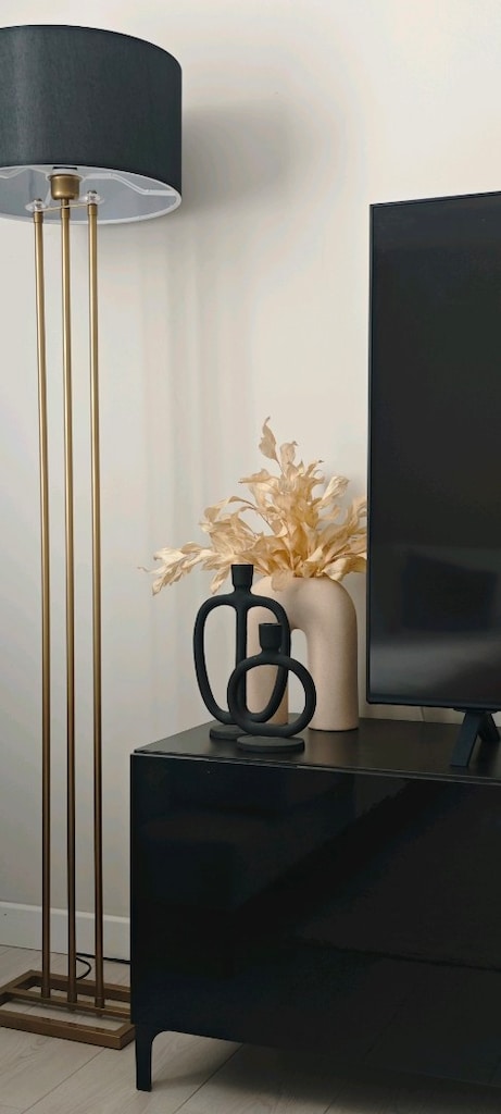 2'li Siyah Modern Dekoratif Şamdan Seti | Minimalist Tasarım - 3