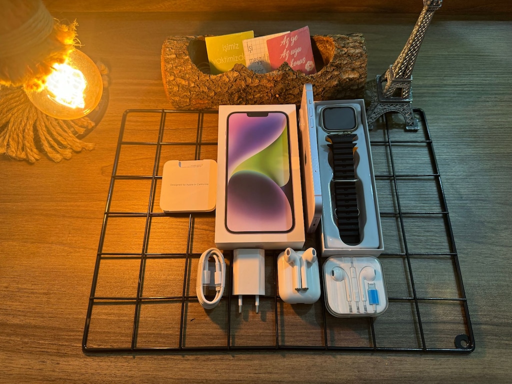 GARANTİLİ 256 GB İPHONE 14 PLUS PURPLE - 5