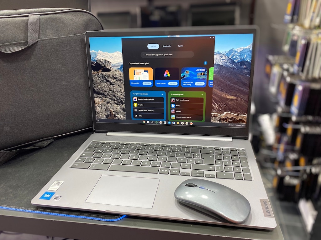 LENOVO IDEAPAD 3 CHROME BOOK KABLOSUZ MOUSE VE ÇANTA HEDİYELİ - 4