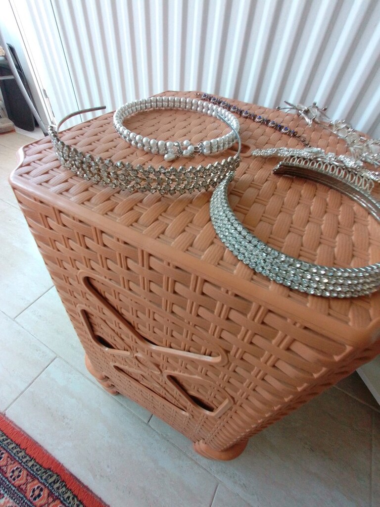 6 parça gelinlik tacı aksesuarı - 8