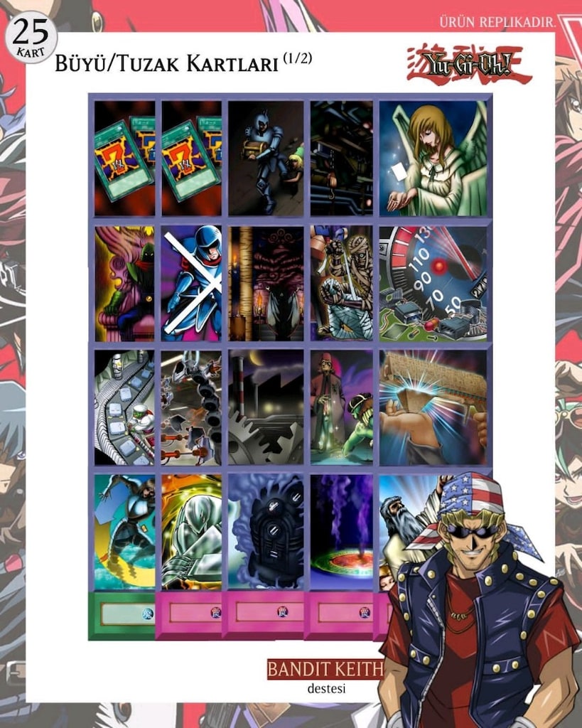 Bandit Keith Anime Hal Destesi 70 Yugioh Kartı Yu-Gi-Oh! - 4